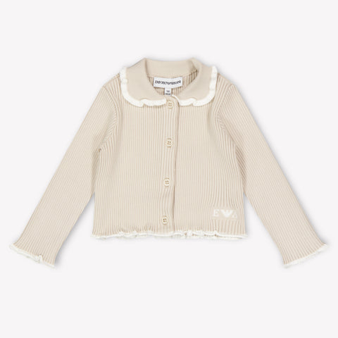 Armani Bébé Filles Cardigan en Beige