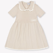 Armani Baby Girls Dress In Beige