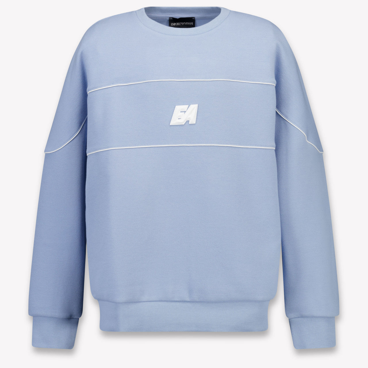 Armani Kinder Chicos suéter en Azul Claro