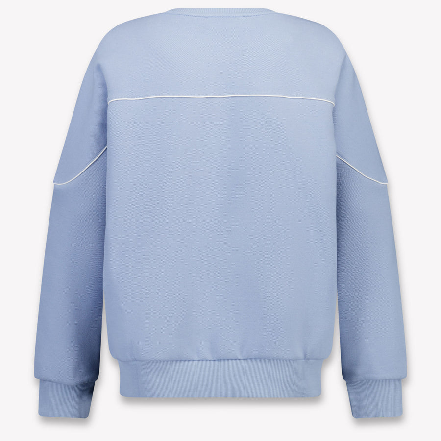 Armani Kinder Chicos suéter en Azul Claro