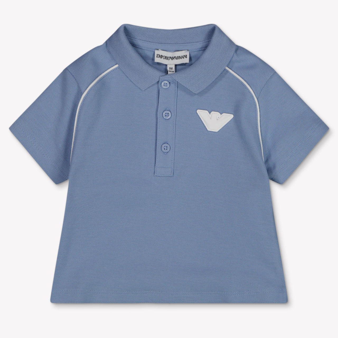 Armani Bébé Garçons Polo En Bleu Clair