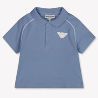 Armani Bébé Garçons Polo En Bleu Clair