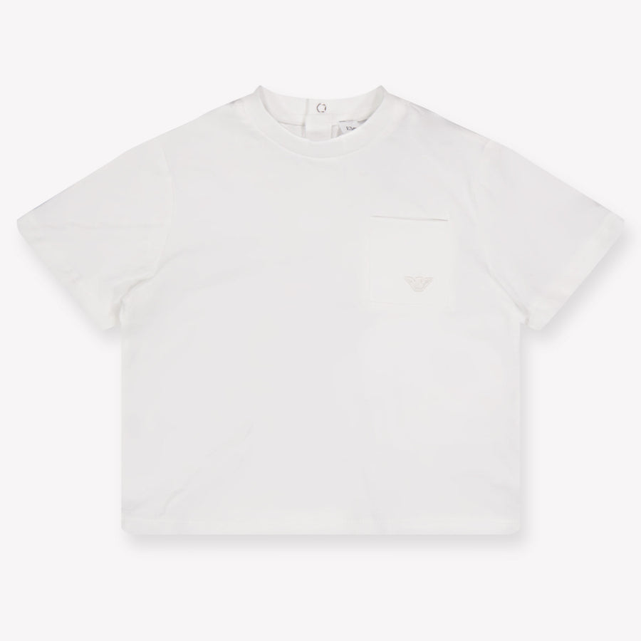 Armani Baby Jungen T-Shirt In Weiß