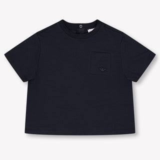 Armani Baby Ragazzi Maglietta dentro Navy