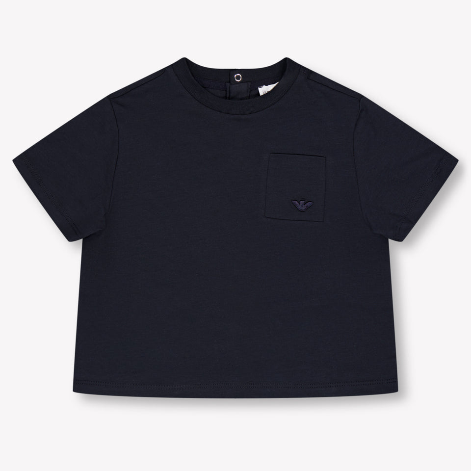 Armani Baby Ragazzi Maglietta dentro Navy