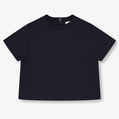 Armani Bébé Garçons T-shirt dans Navy