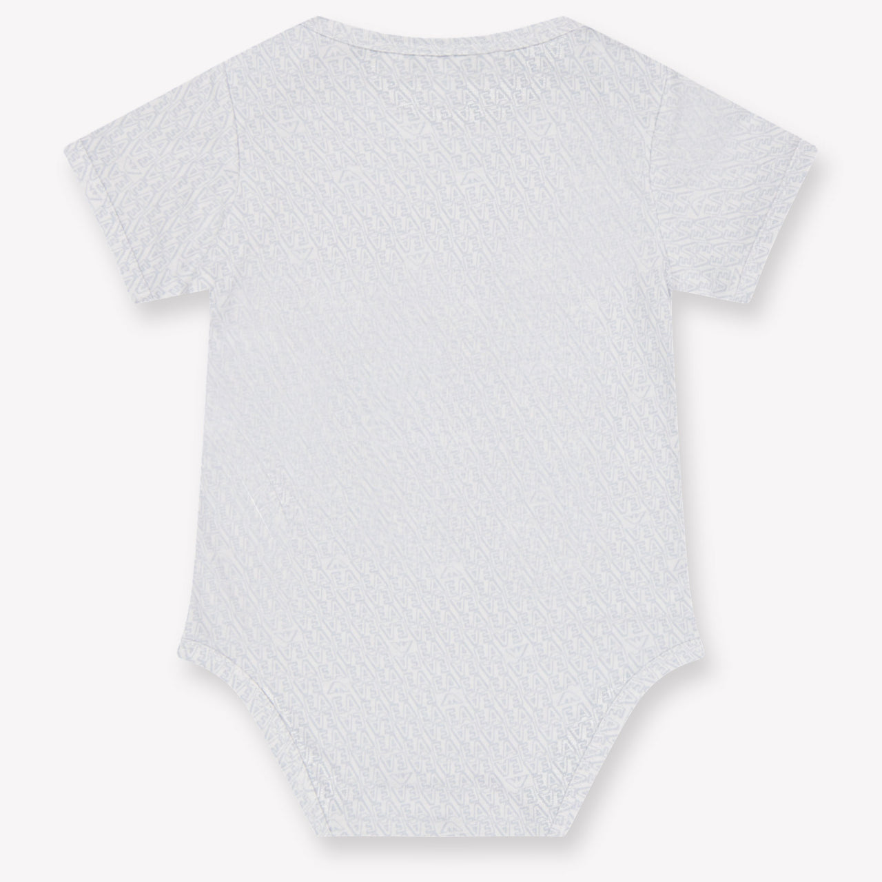 Armani Baby Boys Romper In Light Blue
