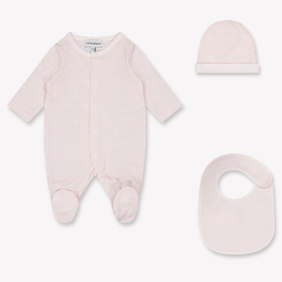 Armani Baby Unisex Spielanzug In Hellrosa