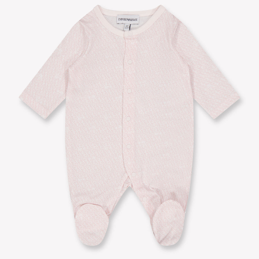 Armani Baby Unisex Spielanzug In Hellrosa