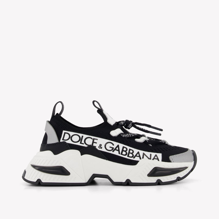 Dolce & Gabbana Kinder Unisex Sneakers In Zwart