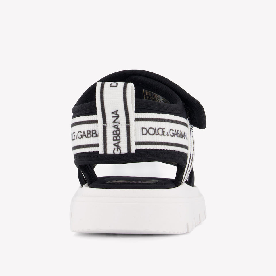 Dolce & Gabbana Unisex-Sandalen in Schwarz