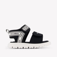 Dolce & Gabbana Jungen Sandalen In Schwarz