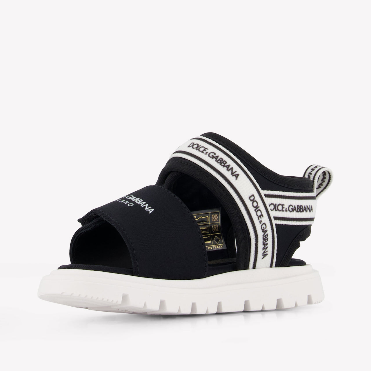 Dolce & Gabbana Jungen Sandalen In Schwarz