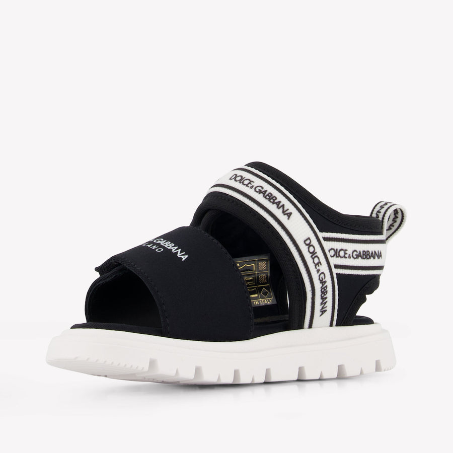 Dolce & Gabbana Jungen Sandalen In Schwarz