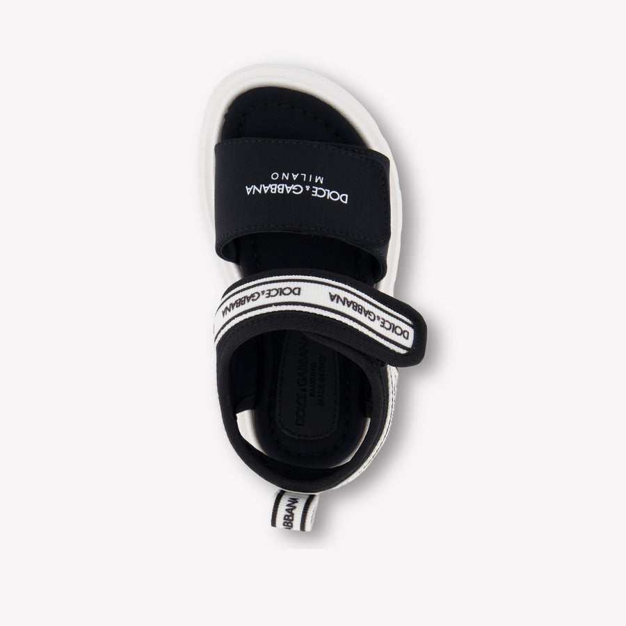 Dolce & Gabbana Jungen Sandalen In Schwarz