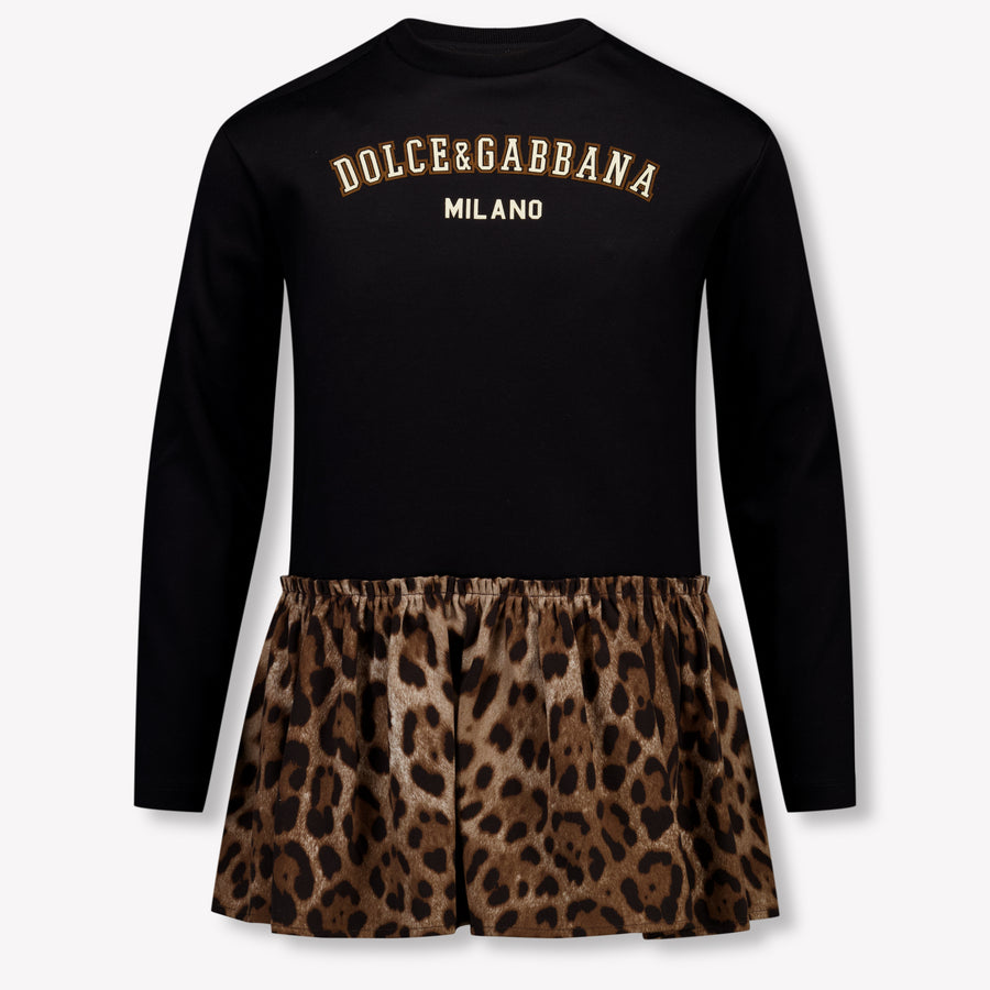 Dolce & Gabbana Bambini Ragazze Vestirsi Nero