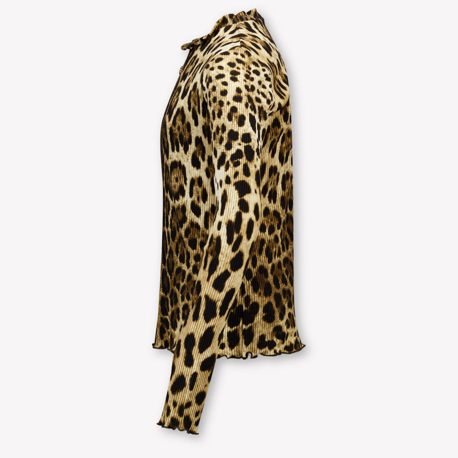Dolce & Gabbana Kinder Mädchen T-Shirt In Panther