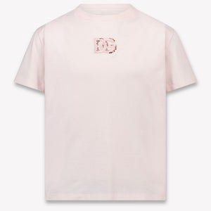 Dolce & Gabbana Bambini Ragazze Maglietta dentro Rosa Chiaro