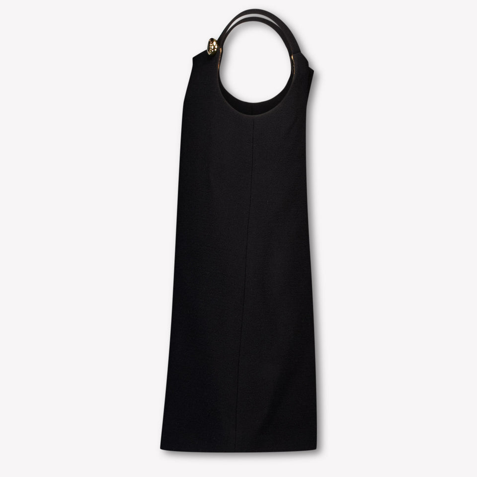 Dolce & Gabbana Kids Girls Dress In Black