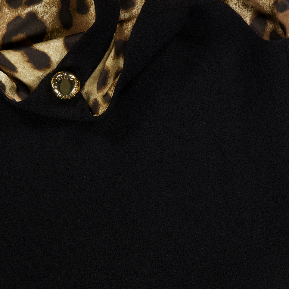 Dolce & Gabbana Kids Girls Dress In Black