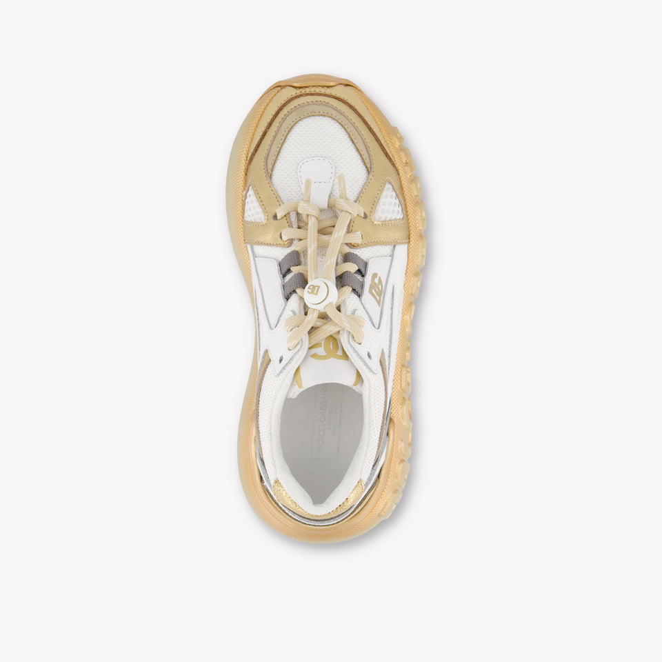 Dolce & Gabbana Meisjes Sneakers In Goud