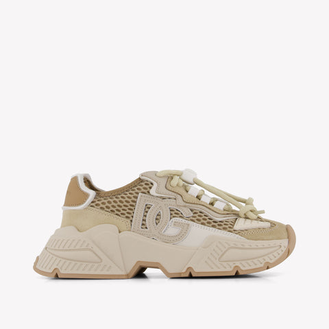Dolce & Gabbana Unisex Sneakers In Beige