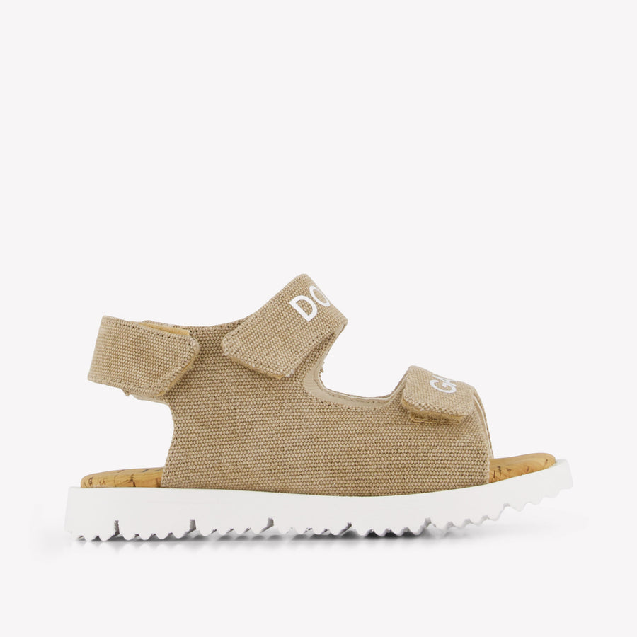 Dolce & Gabbana Kinder Jongens Sandalen In Beige