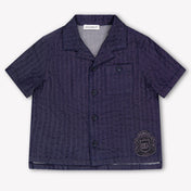 Dolce & Gabbana Baby Boys Shorts In Dark Blue