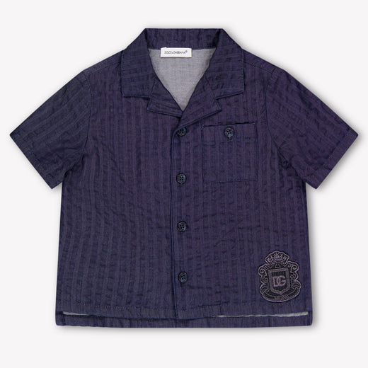 Dolce & Gabbana Baby Jongens Shorts In Donker Blauw