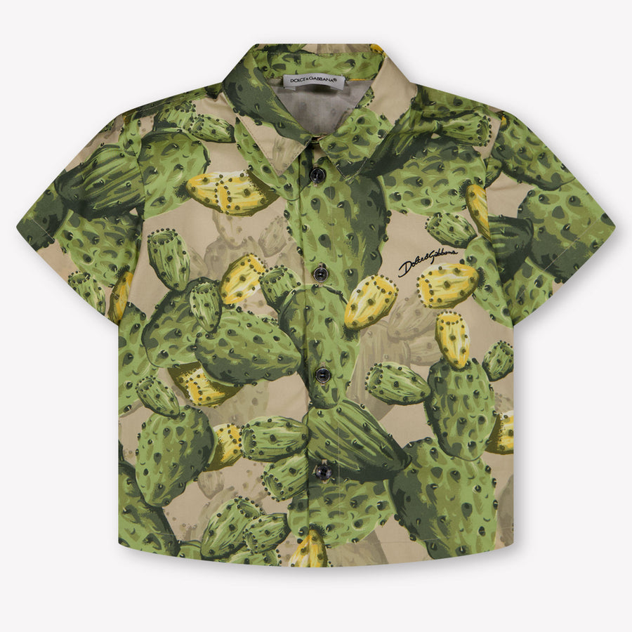 Dolce & Gabbana Bambino Ragazzi Camicetta dentro Verde