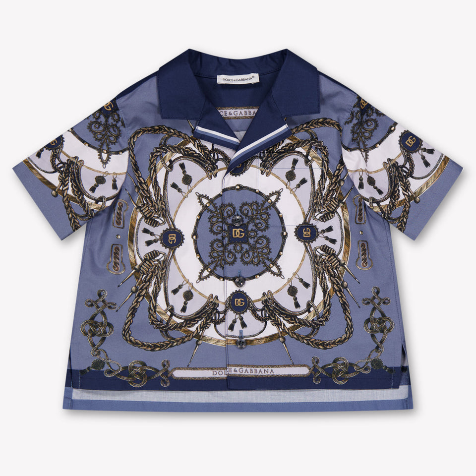 Dolce & Gabbana Bambino Ragazzi Camicetta dentro Blu