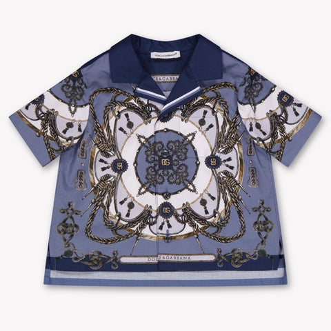 Dolce & Gabbana Baby Jungen Bluse rein Blau