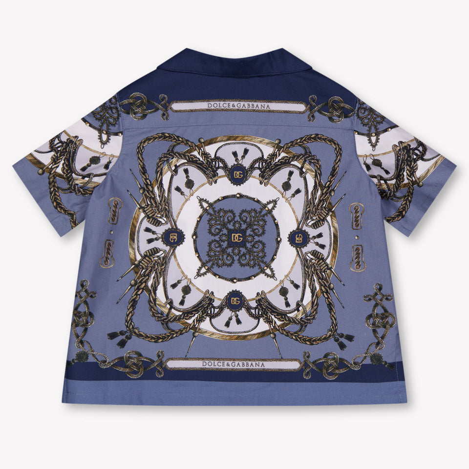 Dolce & Gabbana Bambino Ragazzi Camicetta dentro Blu