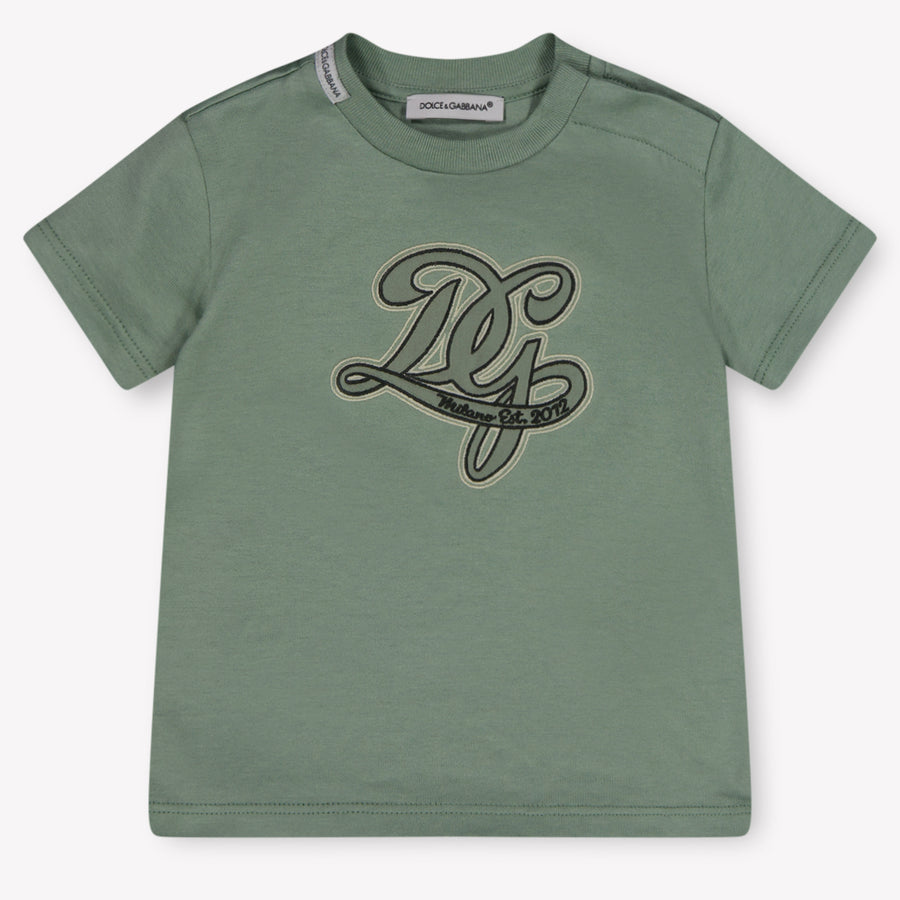 Dolce & Gabbana Bébé Garçons T-shirt dans Vert-Clair