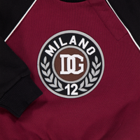 Dolce & Gabbana Bébé Garçons Pull En Bordeaux
