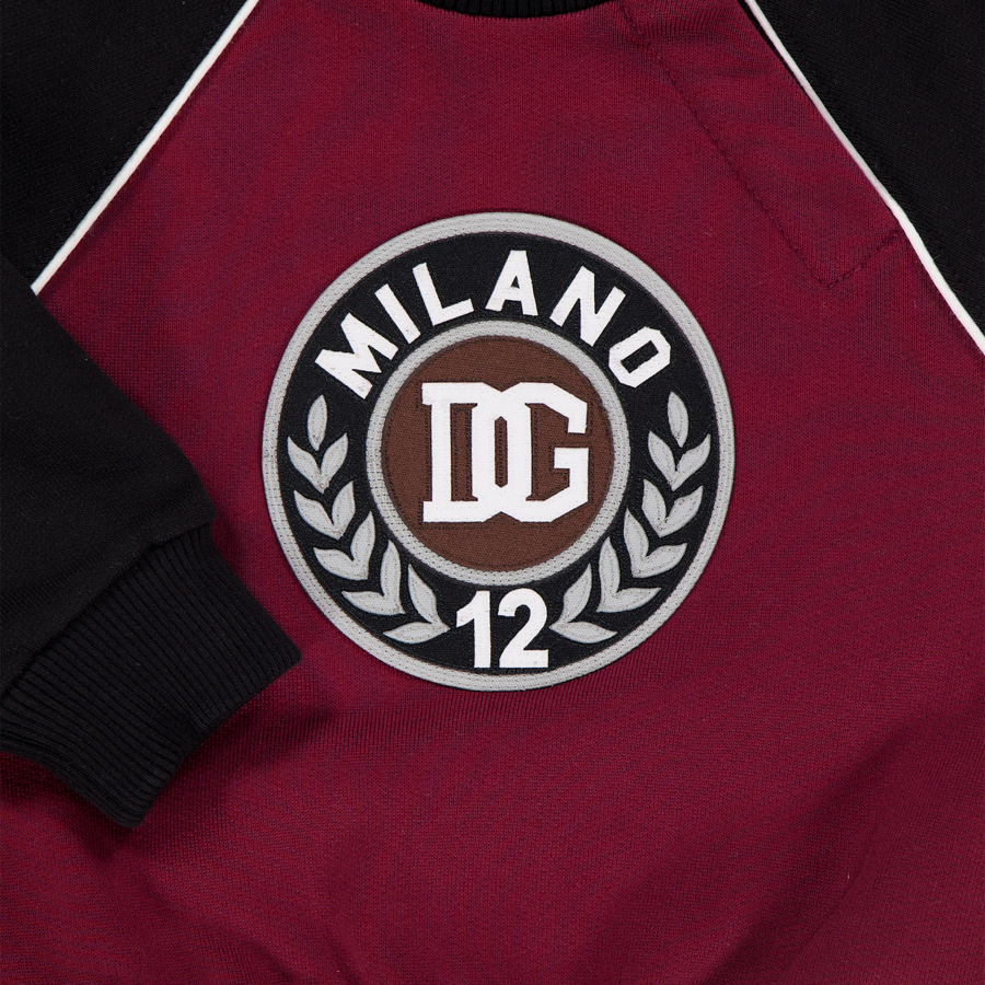 Dolce & Gabbana Bébé Garçons Pull En Bordeaux