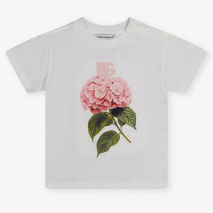 Dolce & Gabbana Baby Mädchen T-Shirt In Weiß