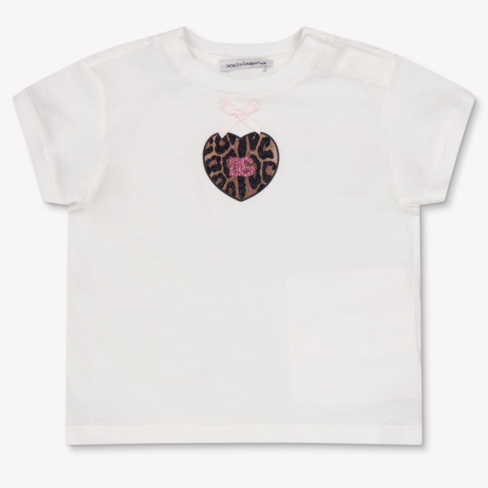 Dolce & Gabbana bebe Chicas Camiseta adentro Blanco