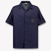 Dolce & Gabbana Kids Boys Blouse In Dark Blue