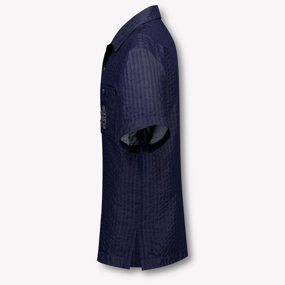 Dolce & Gabbana Kids Boys Blouse In Dark Blue