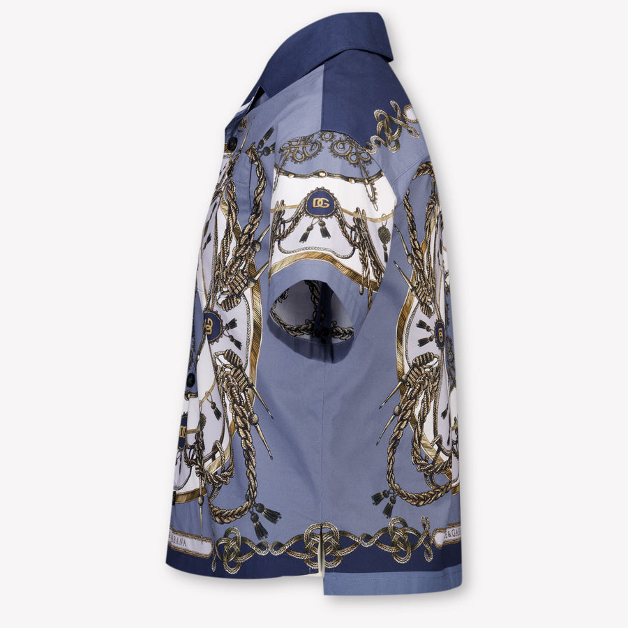 Dolce & Gabbana Enfants Garçons Chemisier Bleu