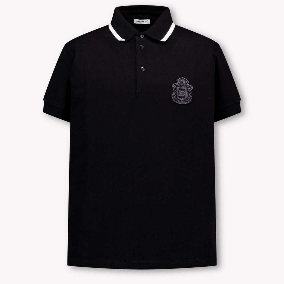 Dolce & Gabbana Kids Boys Polo In Black