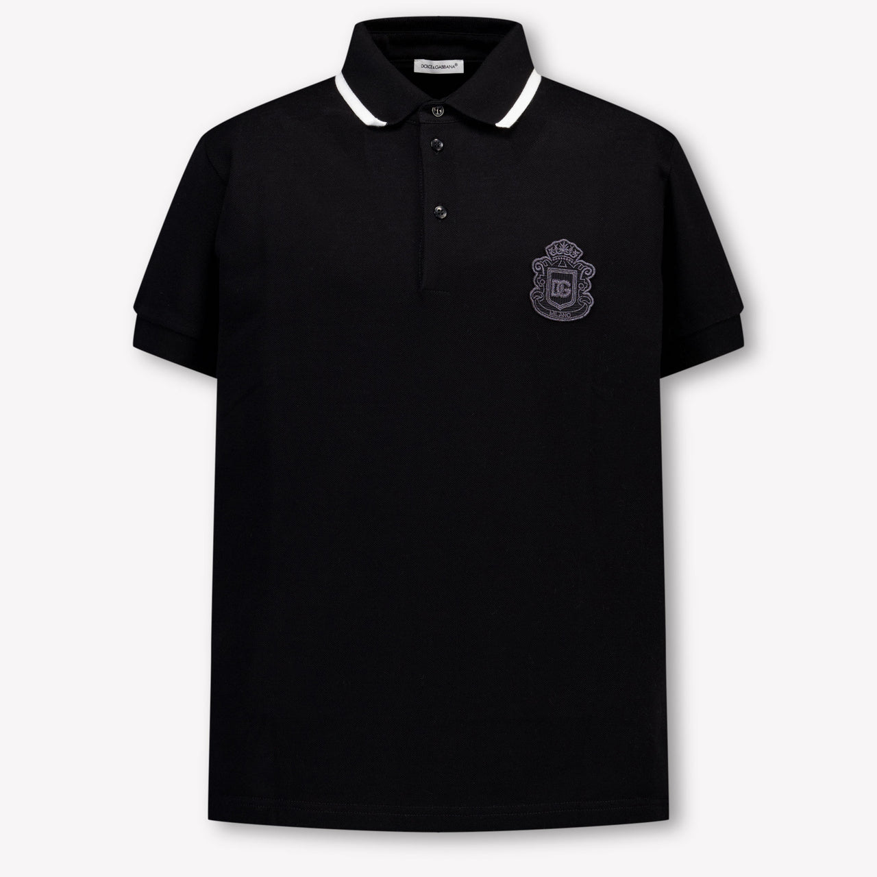 Dolce & Gabbana Enfants Garçons Polo En Noir