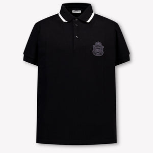 Dolce & Gabbana Enfants Garçons Polo En Noir