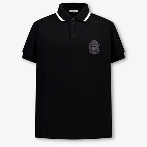 Dolce & Gabbana niños Chicos polo en Negro