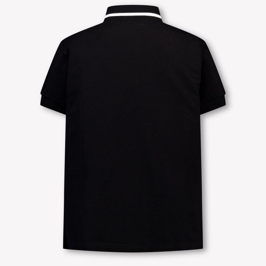 Dolce & Gabbana Enfants Garçons Polo En Noir