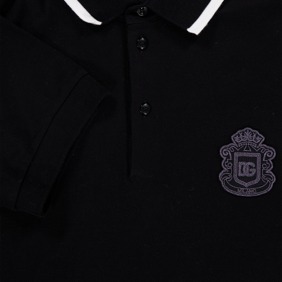 Dolce & Gabbana Kids Boys Polo In Black