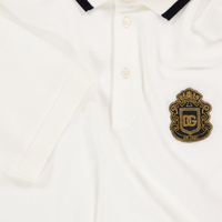 Dolce & Gabbana Bambini Ragazzi Polo In Bianco