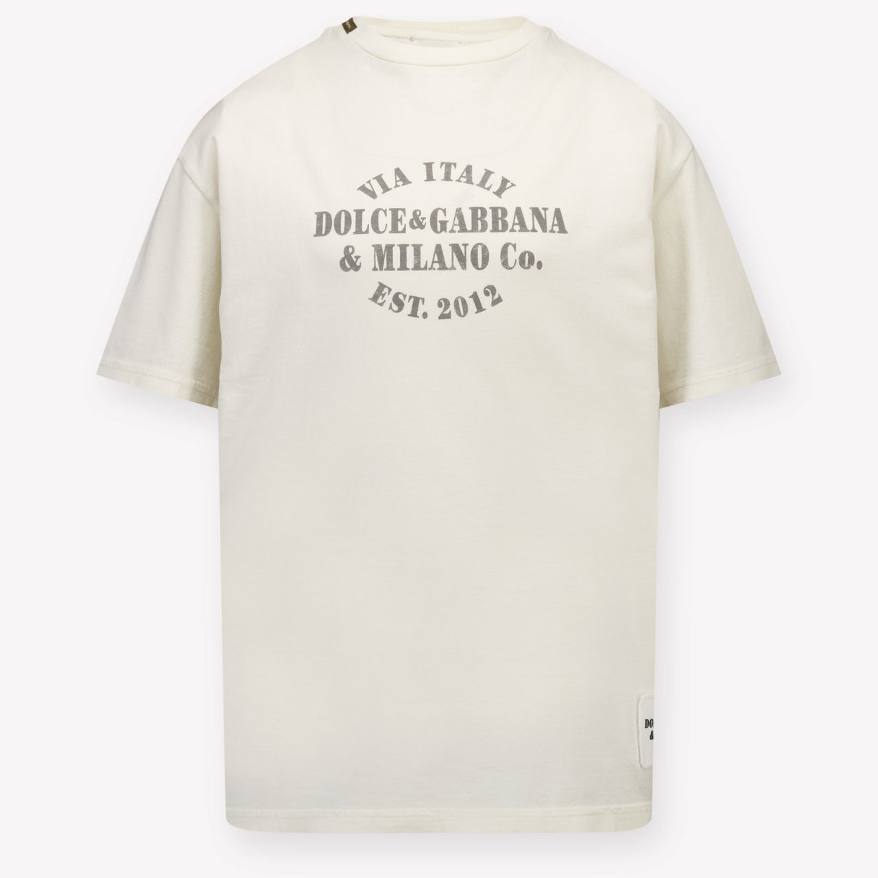 Dolce & Gabbana niños Chicos Camiseta adentro Blanco Roto