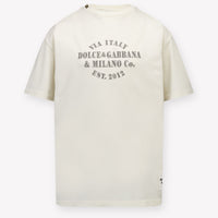 Dolce & Gabbana niños Chicos Camiseta adentro Blanco Roto